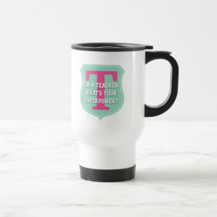 Tasse superbe de voyage de professeur ce qui est