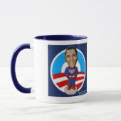 Tasse superbe d'Obama/sonnerie (Gauche)