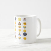 Tasse supérieure de collection d'emoji (Devant droit)