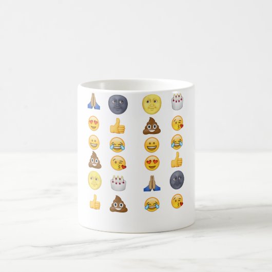 Tasse supérieure de collection d'emoji (Centre)