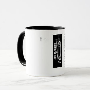Tasse Supra Noir et Blanc Piston et Filetage