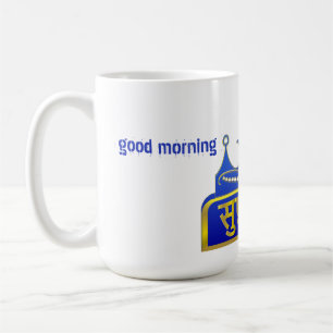 Tasse Suprabhat Or et Bleu Royal - Cadeau du matin