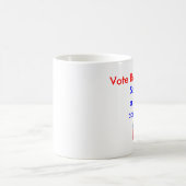 Tasse surdimensionnée républicaine de vote (Centre)