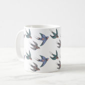 Tasse Swooping vite d'hirondelles (Devant gauche)