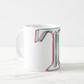 Tasse T initiale 3d (Devant gauche)