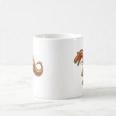 Tasse T-rex sur le dinosaure de bande dessinée de (Centre)