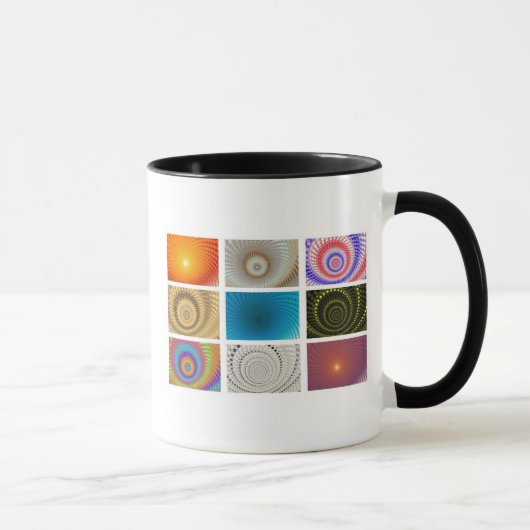 Tasse Tableau de Cercles (Droite)