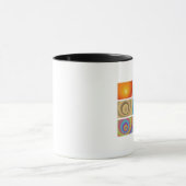 Tasse Tableau de Cercles (Centre)
