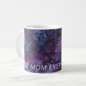 Tasse "Tache d'encre violet-bleu" (Devant gauche)