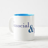 Tasse taciturne insociale de citation de Jane (Devant gauche)