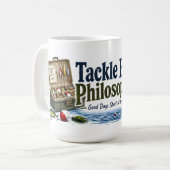Tasse Tackle Box Philosopher Papa Pêcheur (Devant gauche)