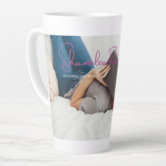 Tasse Tall Latte pour les nerfs de Book (Angle gauche)