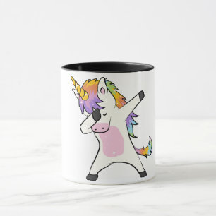 Tasse tamponnante de licorne mignonne unique
