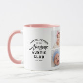 Tasse Tante Incroyable Collage Photo (Gauche)