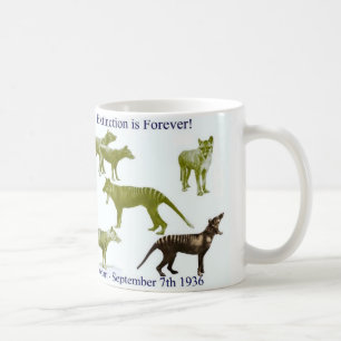 Tasse tasmanienne de Thylacine de tigre
