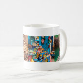 tasse, tasse avec images artisanales marocaines de (Devant droit)