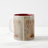 Tasse Tasse Tazza de Menorah Israël (Devant gauche)