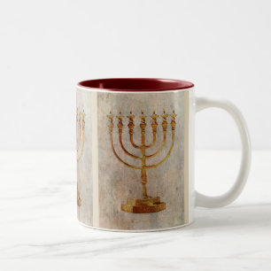 Tasse Tasse Tazza de Menorah Israël
