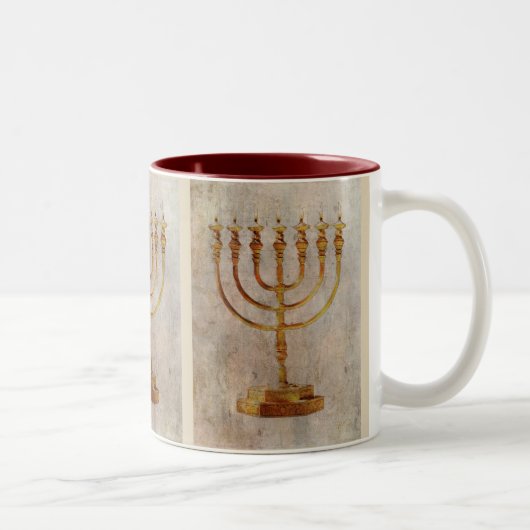 Tasse Tasse Tazza de Menorah Israël (Droit)