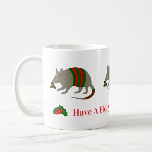 Tasse Tatou de Noël (Gauche)