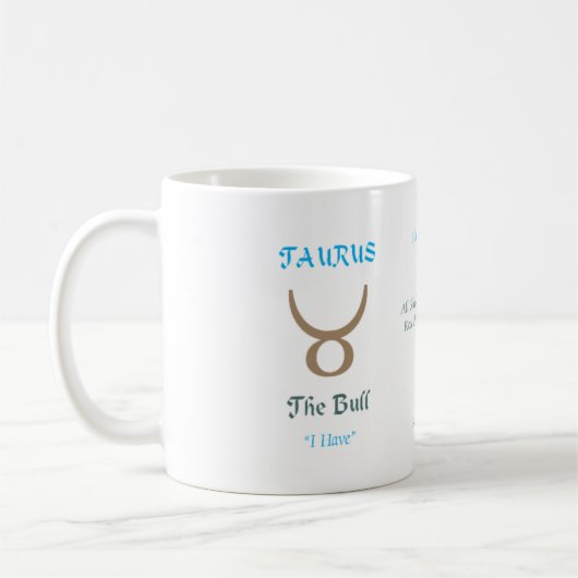Tasse Taureau (Gauche)