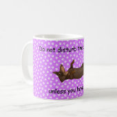 Tasse teckel ne pas déranger (Devant gauche)