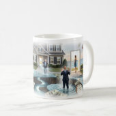 Tasse Temps, Argent et Changement (Devant droit)