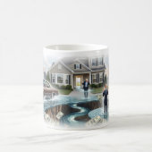 Tasse Temps, Argent et Changement (Centre)