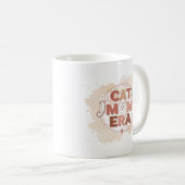 Tasse tendance de l'ère de la maman de chat (Devant droit)