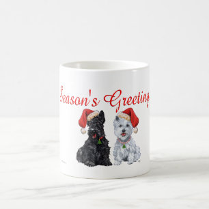 Tasse Terrier Écossais et West Highland White
