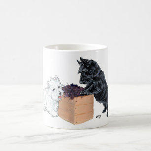 Tasse Terrier Écossais et West Highland White