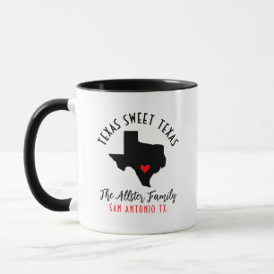 Tasse Texas San Antonio Tx State Heart