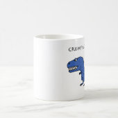 Tasse texturisée bleue de Grumpasaurus Rex (Centre)