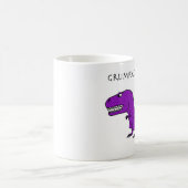 Tasse texturisée pourpre de Grumpasaurus Rex (Centre)