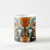 Tasse Thème Chien d'Automne (Centre)