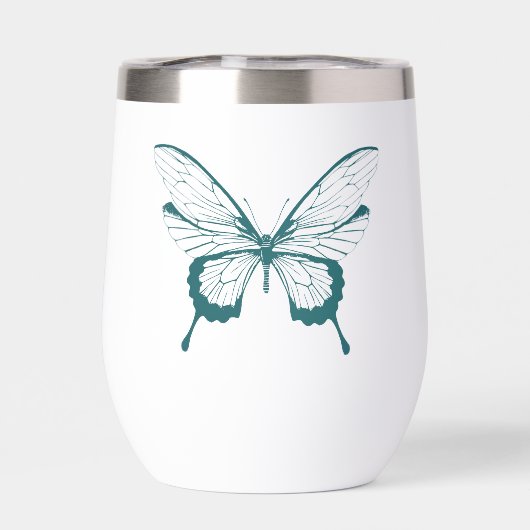 Tasse thermique à vin Papillon (Arrière)