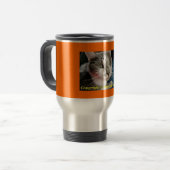 Tasse thermique de voyage de chat (Devant gauche)