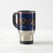 TASSE THERMIQUE DE VOYAGE DE TARTAN DE CLAN (Devant gauche)