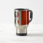 Tasse thermo italienne fière de drapeau italien (Devant droit)