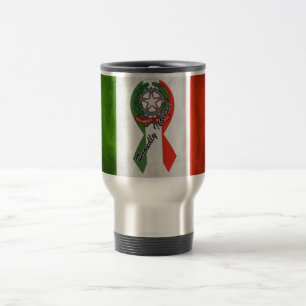 Tasse thermo italienne fière de drapeau italien