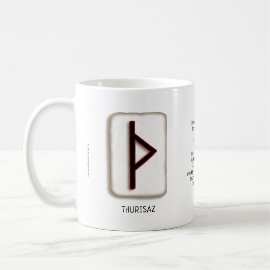 Tasse Thurisaz RuneStone 330 ml (Gauche)