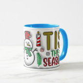 Tasse «Tis the Season» (Devant droit)