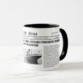 Tasse titanique de nouvelles (Devant droit)