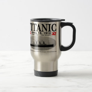 Tasse titanique de voyage de bateau de fantôme