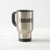 Tasse tordue de logo d'impression de croc (Devant gauche)