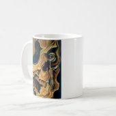 tasse tordue des crânes 2 (Devant gauche)