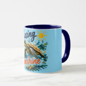 Tasse Tortue à la Poursuite du Soleil (Devant droit)