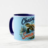Tasse Tortue à la Poursuite du Soleil (Devant gauche)