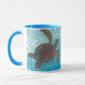 Tasse Tortue de Mer Paisible (Gauche)
