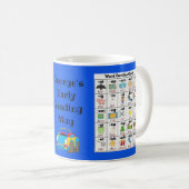 Tasse tôt de lecture de coutume de Childs Ca 11oz (Devant droit)